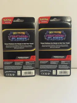 Pokemon TCG Mega Evolutions Phantasmal Flames Blister Pack 2 Promos Sealed (2) - Image 4