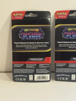 Pokemon TCG Mega Evolutions Phantasmal Flames Blister Pack 2 Promos Sealed (2) - Image 5