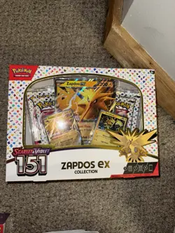 Pokemon TCG Scarlet and Violet 151 Zapdos EX Collection Box - 2 Boxes - Image 1