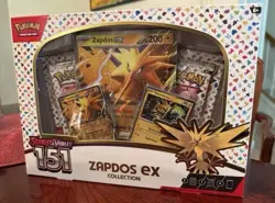 151 Zapdos Ex Collection Box Scarlet & Violet Pokemon TCG *SEALED/NEW* HOT PROMO - Image 1