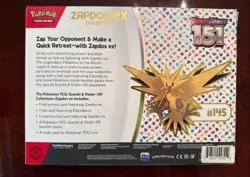 151 Zapdos Ex Collection Box Scarlet & Violet Pokemon TCG *SEALED/NEW* HOT PROMO - Image 2