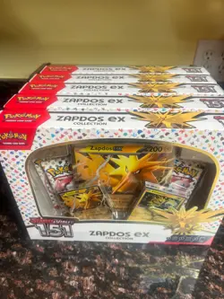 Pokemon TCG Scarlet & Violet 151 Zapdos EX Collection Boxes LOT OF 5 | SEALED - Image 3