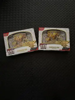 Pokemon TCG Scarlet & Violet 151 Factory Sealed Zapdos Ex Collection Box! (2box) - Image 1