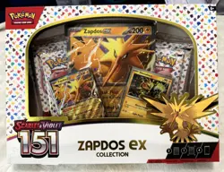 Pokemon Scarlet Violet 151 TCG Zapdos EX Collection - Image 1