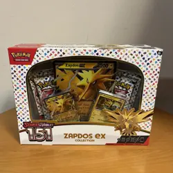 Pokemon TCG Scarlet & Violet 151 Zapdos Ex Collection |BRAND NEW SEALED Pokemon - Image 1
