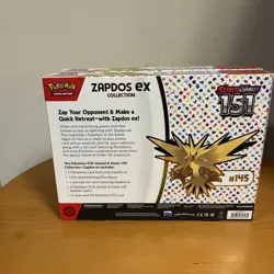 Pokemon TCG Scarlet & Violet 151 Zapdos Ex Collection |BRAND NEW SEALED Pokemon - Image 2