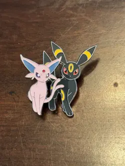 Pokemon Prismatic Evolutions Mini Figure Collection Pin Figure and Sleeves only! - Image 2