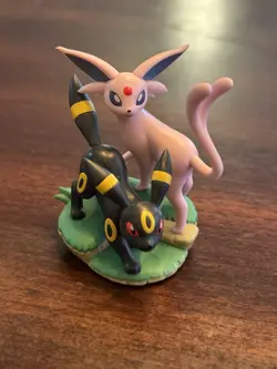 Pokemon Prismatic Evolutions Mini Figure Collection Pin Figure and Sleeves only! - Image 3