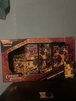 Pokemon Crown Zenith Morpeko V-Union Premium Playmat Collection - Image 1
