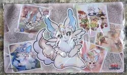 Yu-Gi-Oh Purrely Official Konami Playmat Rubber Mat Sealed OCG 60 x 35cm - Image 1