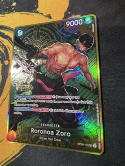 Roronoa Zoro OP06-118 SEC 2nd Anniversary Promo One Piece TCG English - Image 2