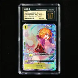 CGC 10 PRISTINE 2025 One Piece CHN Lilith OP13-113 R (Alt Art Parallel) - Image 1