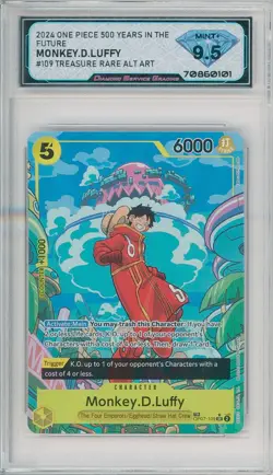 One Piece 500 Years in the Future MONKEY.D.LUFFY #op07-109 Alt 💎 DSG 9.5 Mint+ - Image 1