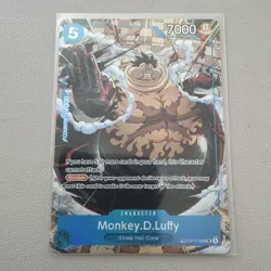 One Piece TCG Monkey.D.Luffy OP11-058 Carrying On His Will OP13 Treasure Rare TR - Image 1