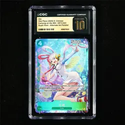 CGC 10 PRISTINE 2025 One Piece CHN Uta OP13-023 SR (Alt Art Parallel) - Image 2