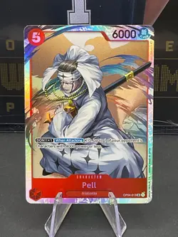 One Piece TCG Pell SR Foil OP04-013 Kingdoms Of Intrigue - Image 1