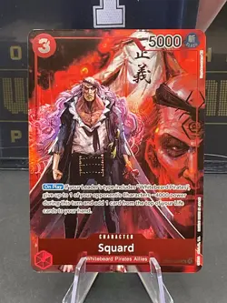 Squard - OP02-009 - Box Topper - Red - Paramount War - One Piece TCG - Image 1
