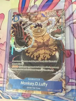ONE PIECE TCG MONKEY D LUFFY TR OP11-058 - Image 3