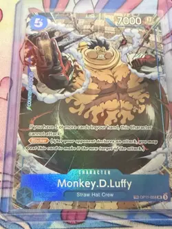 ONE PIECE TCG MONKEY D LUFFY TR OP11-058 - Image 4