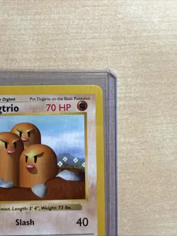 Pokemon TCG Dugtrio Base Set 19/102 Regular Shadowless Rare Card - Image 3
