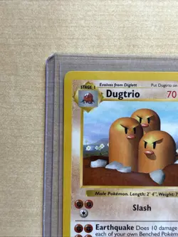 Pokemon TCG Dugtrio Base Set 19/102 Regular Shadowless Rare Card - Image 4
