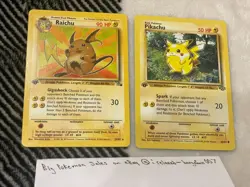 1999 1st (First) Edition Electabuzz Pokemon Card and More ! - Image 3