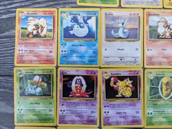 Pokemon TCG Base Set Bundle 57 Individual Cards 1999 Vintage WOTC - Image 3