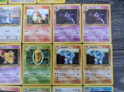 Pokemon TCG Base Set Bundle 57 Individual Cards 1999 Vintage WOTC - Image 4