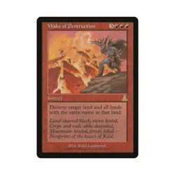 Wake of Destruction MTG Urza's Destiny Rare LP Lightly Played Single Card - Image 1