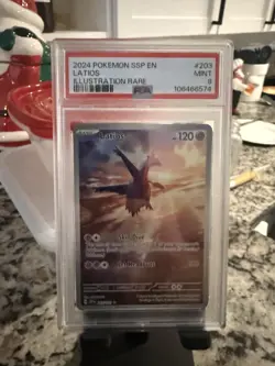 Pokemon TCG Latios Surging Sparks IR 2024 Card #203/191 PSA 9 - Image 1