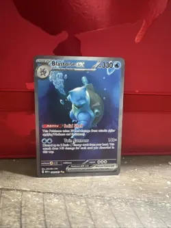 Pokemon TCG Blastoise EX Scarlet & Violet 151 NM Holo Card 200/165 - Image 1