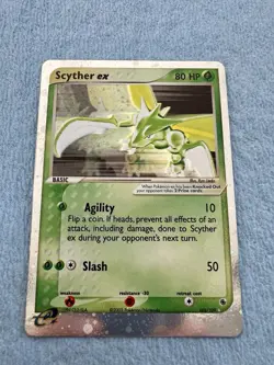 Scyther ex 102 Ruby Sapphire Holo 2003 Pokemon TCG Card Mint - Image 1