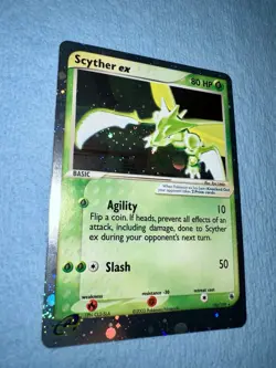 Scyther ex 102 Ruby Sapphire Holo 2003 Pokemon TCG Card Mint - Image 2