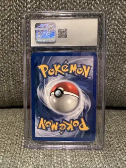 CGC 8 Mewtwo 2000 Base Set 2 10/130 Holo Pokemon Card HALFSWIRL - Image 2