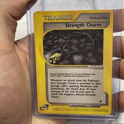 Strength Charm 150/165 Uncommon Expedition Pokemon Card 2002 WOTC E Reader MP+ - Image 1