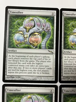 Magic The Gathering MTG Timesifter X4 Rare Artifact Regular Commander Cards - Image 2