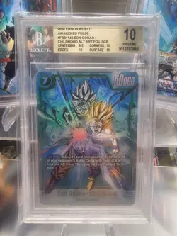 FB01-140 DBS Son Gohan Childhood Alt Art Foil SCR BGS 10 Graded Card - Image 1
