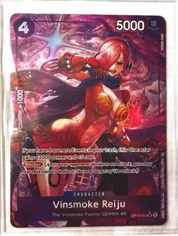 One Piece Vinsmoke Reiju OP12-063 Special Blocker Character Card English - Image 1
