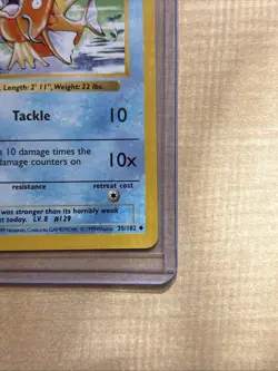 Pokemon TCG Magikarp Shadowless Card 35/102 1999 Base Set - Image 2