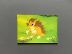 Sandslash Meiji Lenticular Card Japanese 3D Milk Coco Nintendo Pokemon Sandshrew - Image 1
