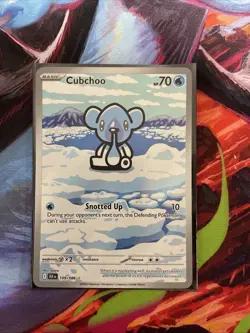 Cubchoo 109/086 IR (Illustration Rare) SV Black Bolt BLK - NM-M Pokemon Card - Image 3