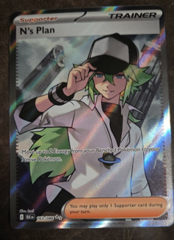N’s Plan #163/086 - Black Bolt - Near Mint Pokemon Card - Image 1