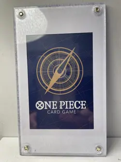 One Piece Smoker Pre-Release Winner Stamp P-025 Promo English w/Card Display - Image 2