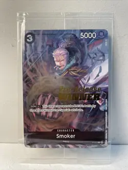 One Piece Card Smoker Pre-Release Winner Stamp P-025 New Sealed Promo English - Image 1