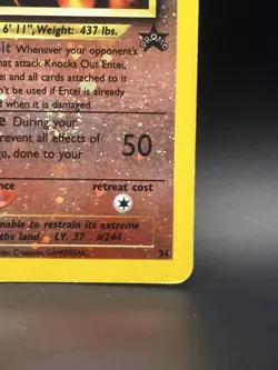 Entei 34/53 Wotc Promo Reverse Holo - Pokemon Card - TCG - HP - Image 4
