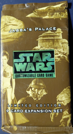 Star Wars CCG Jabba's Palace 9 Card Expansion Pack Limited Edition - Image 1