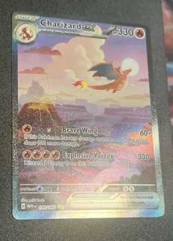 POKEMON CARD 2023 CHARIZARD EX FULL ART SIR 199/165 SCARLET & VIOLET 151 - Image 4