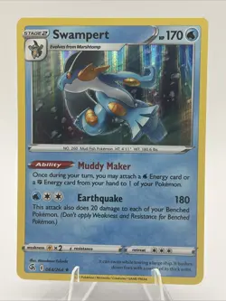 Swampert Holo Rare 064/264 - Fusion Strike - NM/M - Pokemon TCG - Holofoil Card - Image 1