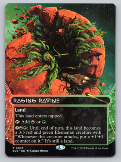 Raging Ravine Borderless 035 - Edge of Eternities - MTG - Image 1