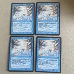 4x PART WATER SORCERY LEGENDS MTG MAGIC THE GATHERING NM / UNPLAYED playset - Image 1